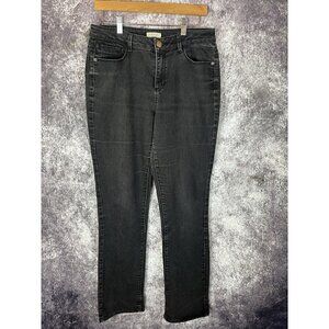 Coldwater Creek Jeans Womens L 10 Black Natural Fit Casual Straight City Rock